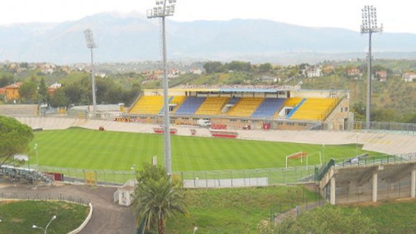 La tribuna dello stadio Guido Biondi