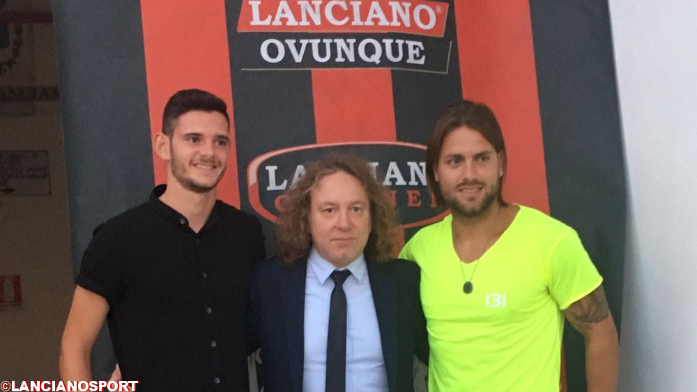 La presentazione di Tarquini e Ballanti allo stadio