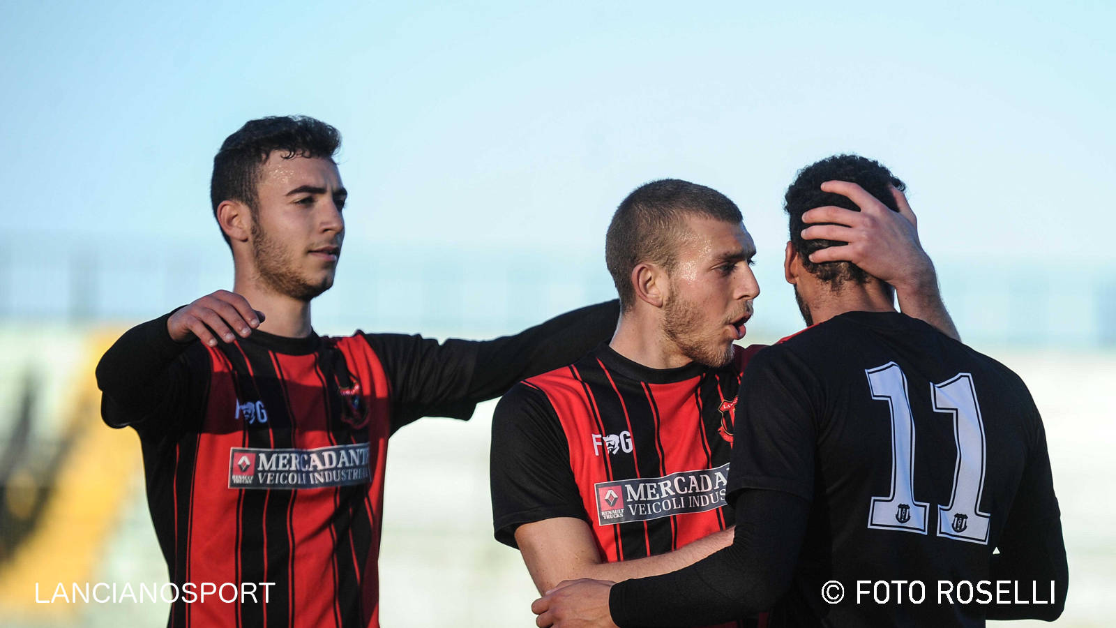 I capocannonieri rossoneri Cianci e Sardella in sala stampa nel post partita