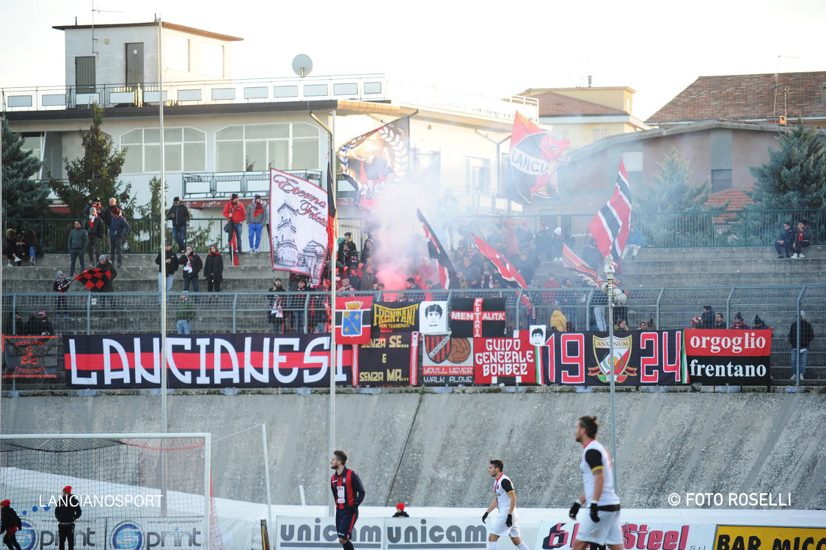 Gli ultras boicottano Paglieta-Lanciano: «Costo del biglietto eccessivo»