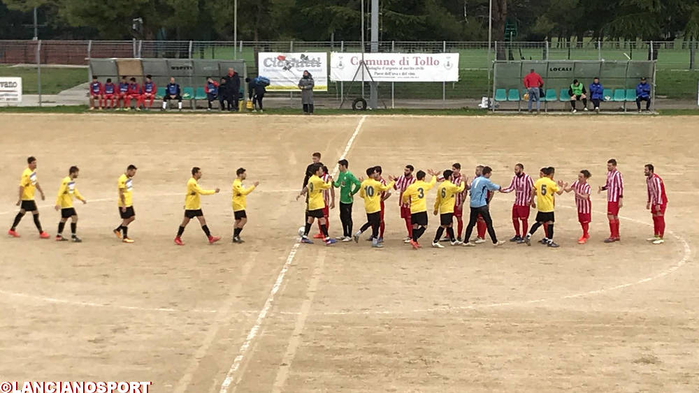 Vasto Marina vince a Tollo e consolida il quarto posto