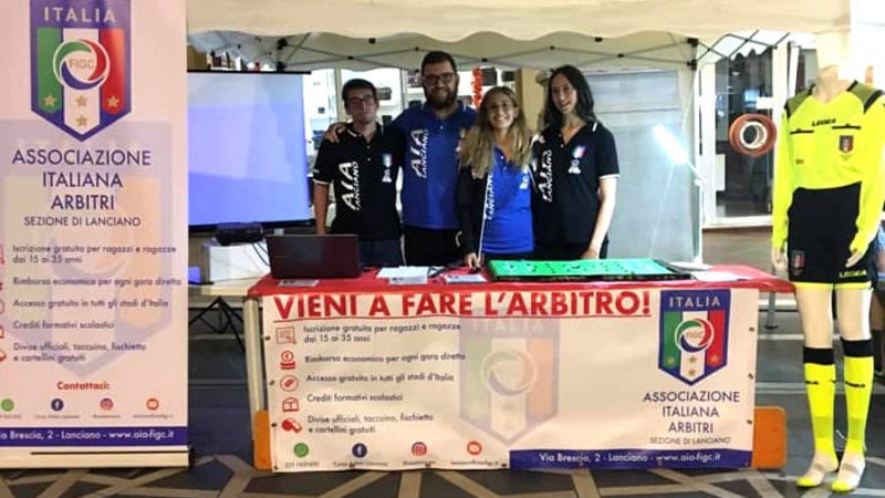 Corso per arbitri alla sezione Aia di via Brescia